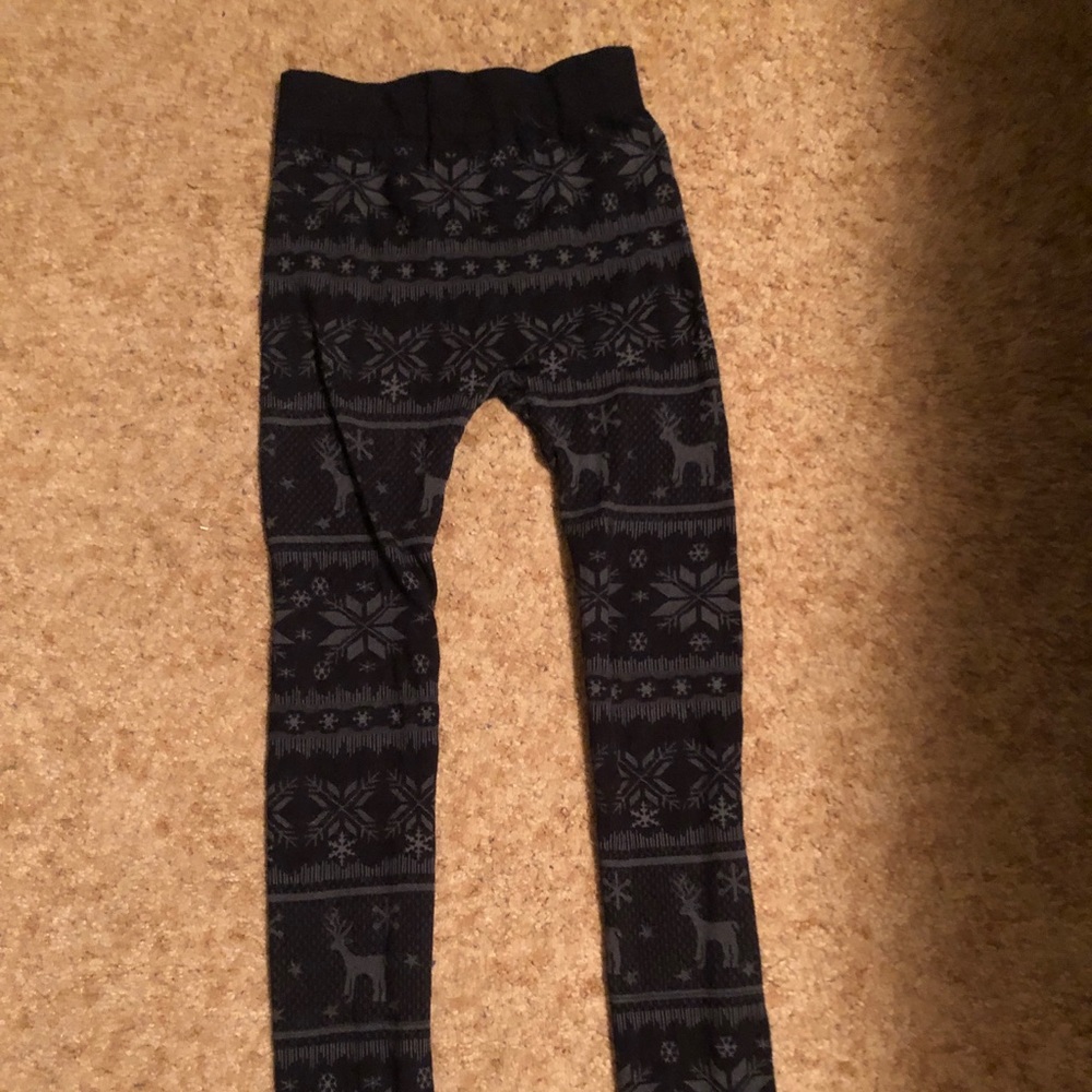Forever 21 reindeer leggings